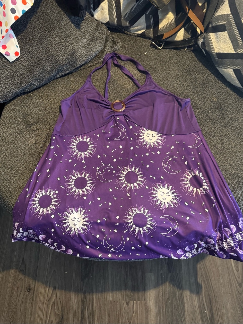 Purple Sun & Moon Dress